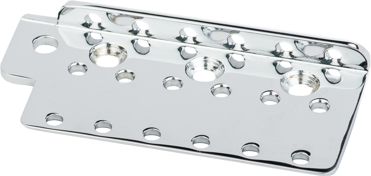 Fender Vintage Strat Bridge Plate, Chrome