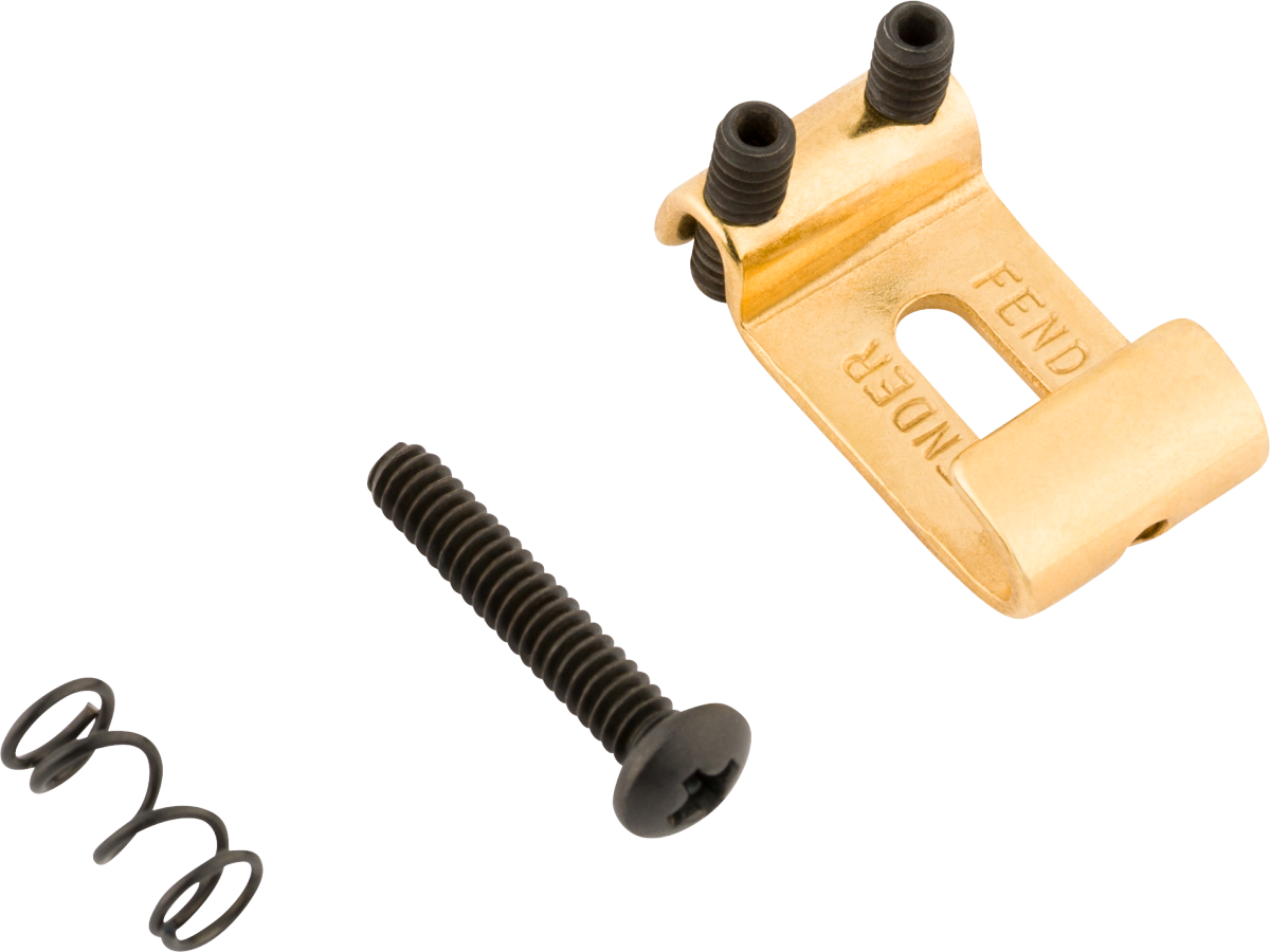 Fender American Vintage Strat Bridge Saddle (1), Gold