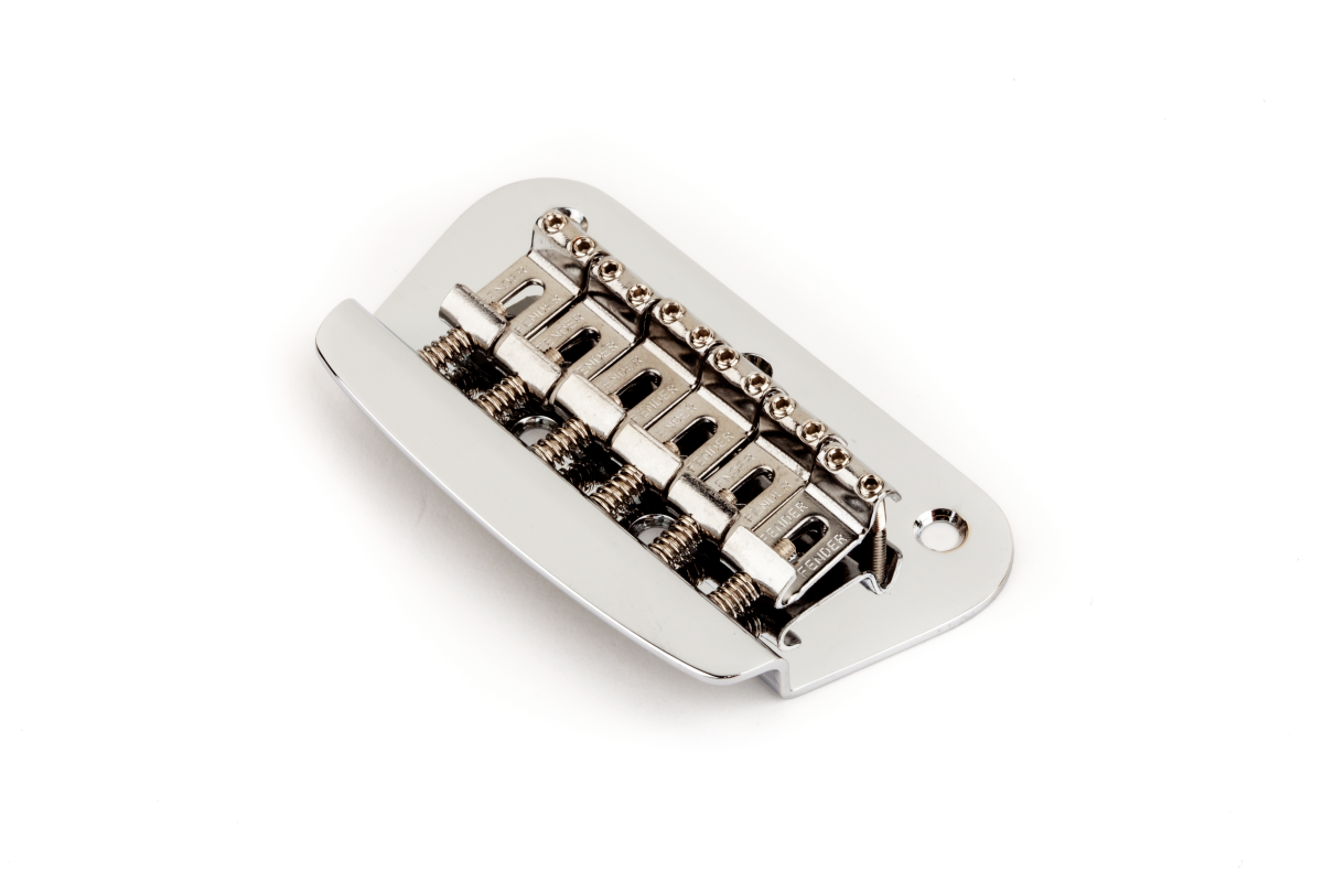 Fender Toronado Bridge Assembly, Nickel/Chrome