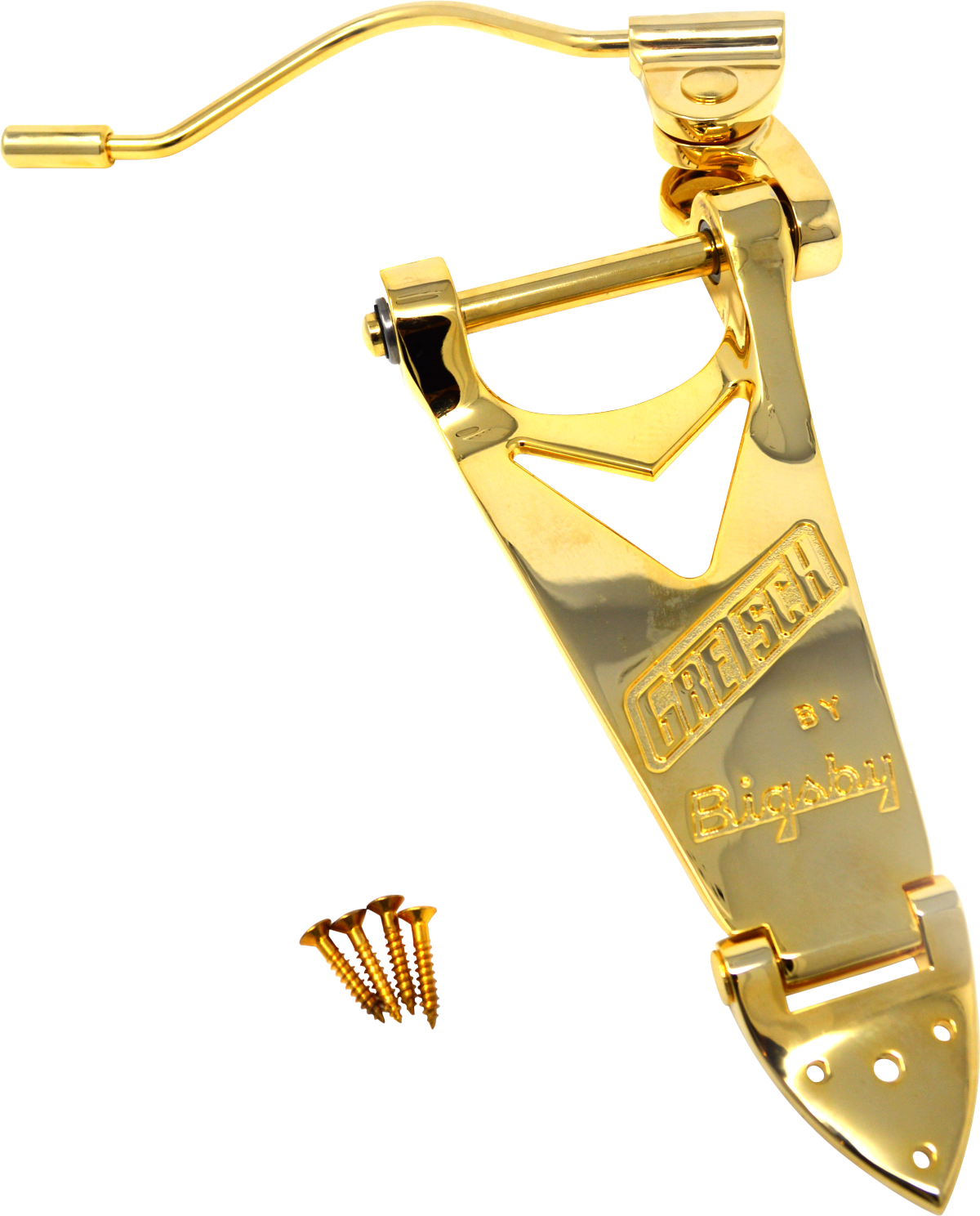 Gretsch Branded Bigsby B6 Tailpiece W/ Wire Handle, Gold