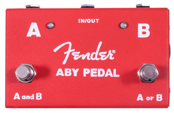 Fender 2-Switch ABY Pedal, Red