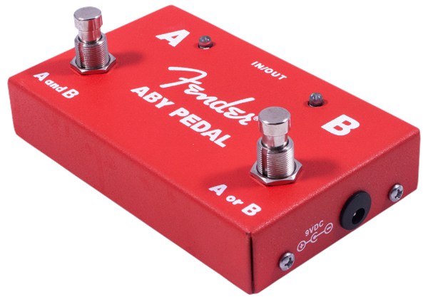 Fender 2-Switch ABY Pedal, Red