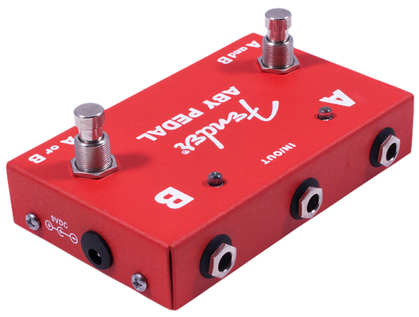 Fender 2-Switch ABY Pedal, Red