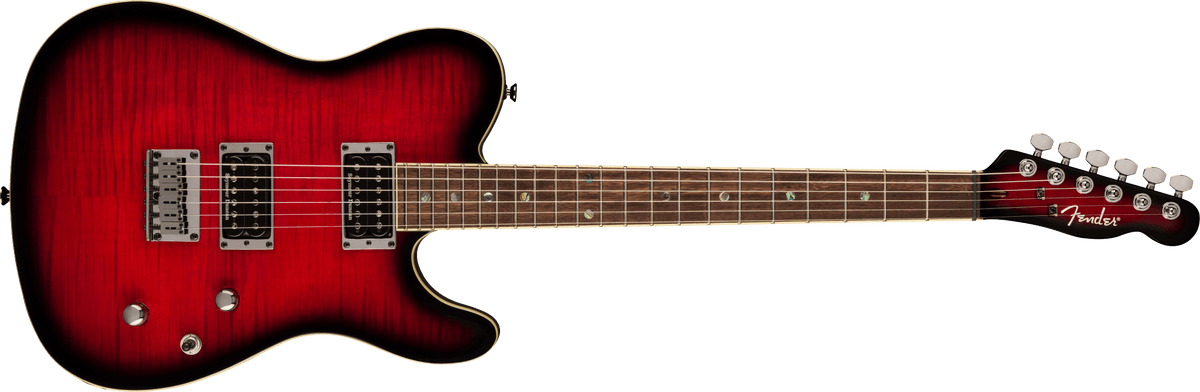 Fender Special Edition Custom Telecaster FMT HH, Laurel Fingerboard, Black Cherry Burst