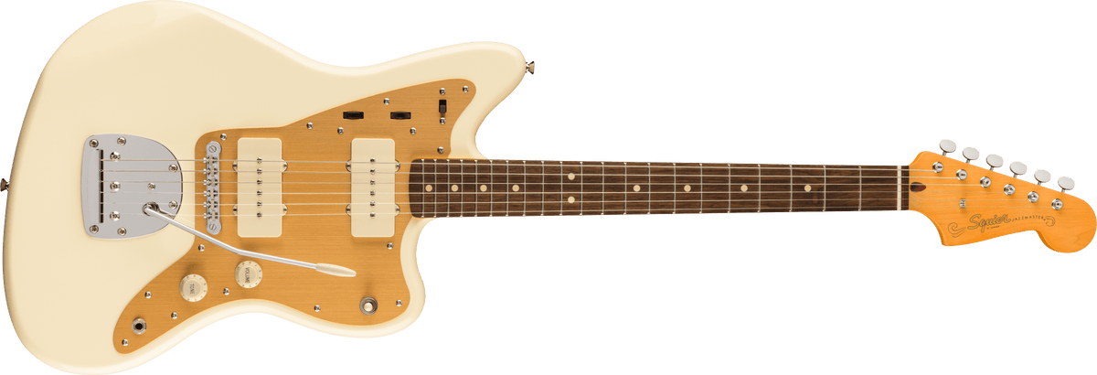 Fender Squier J Mascis Jazzmaster, Laurel Fingerboard, Vintage White