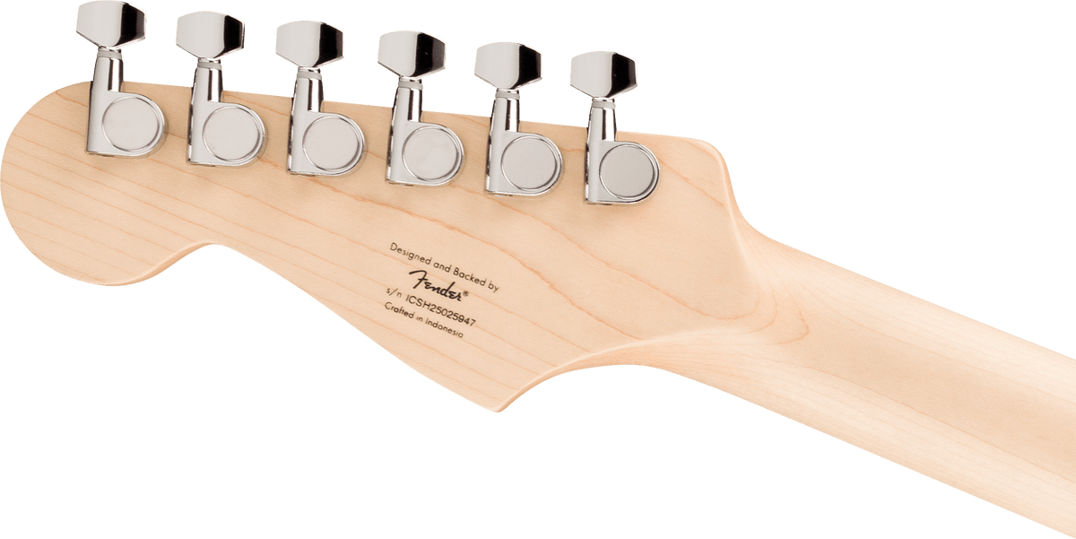Squier Sonic Stratocaster, Laurel Fingerboard, White Pickguard, Sienna Sunburst