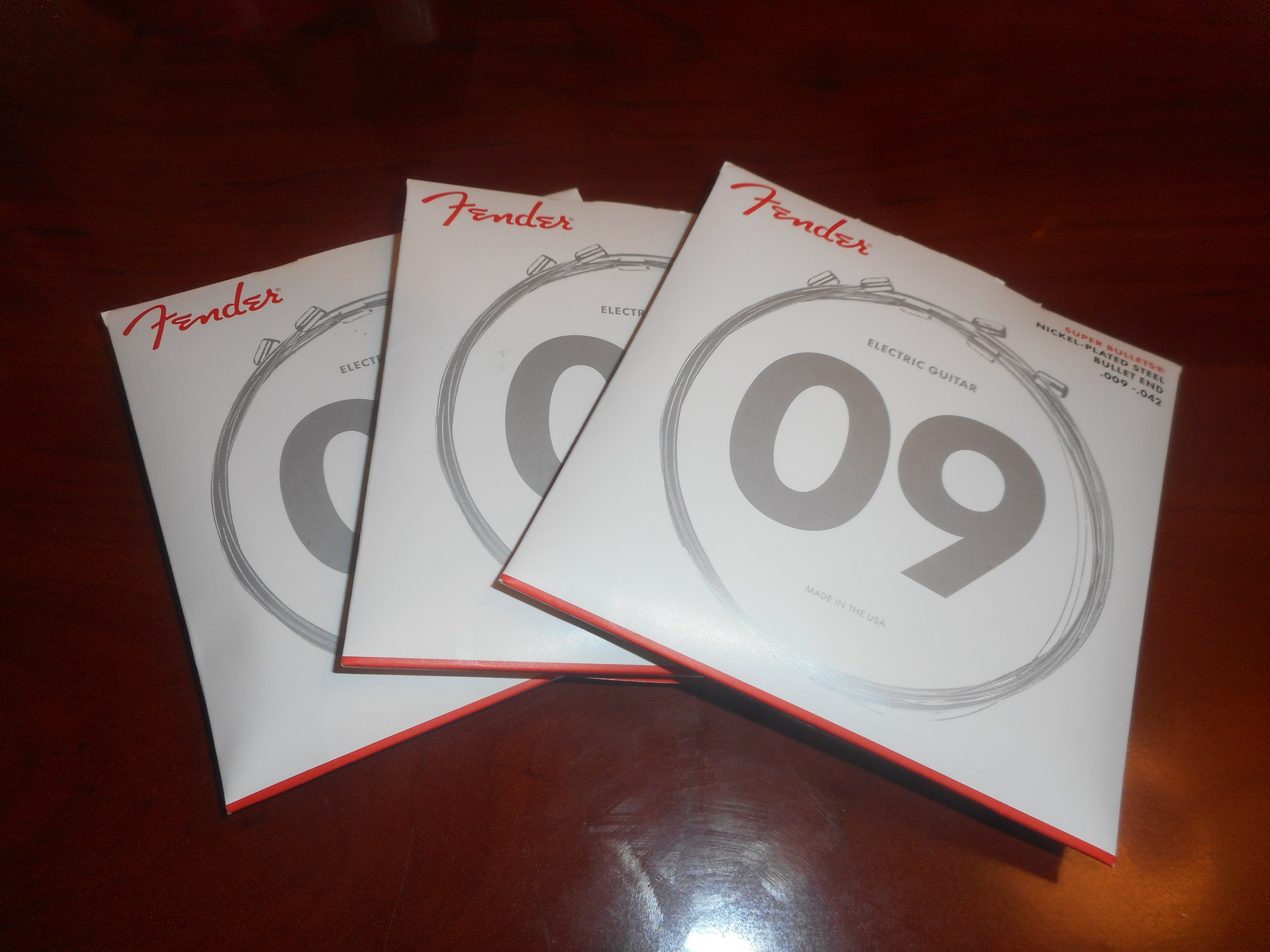Fender Super Bullets Bullet End Strings, Nickel-Plated-Steel