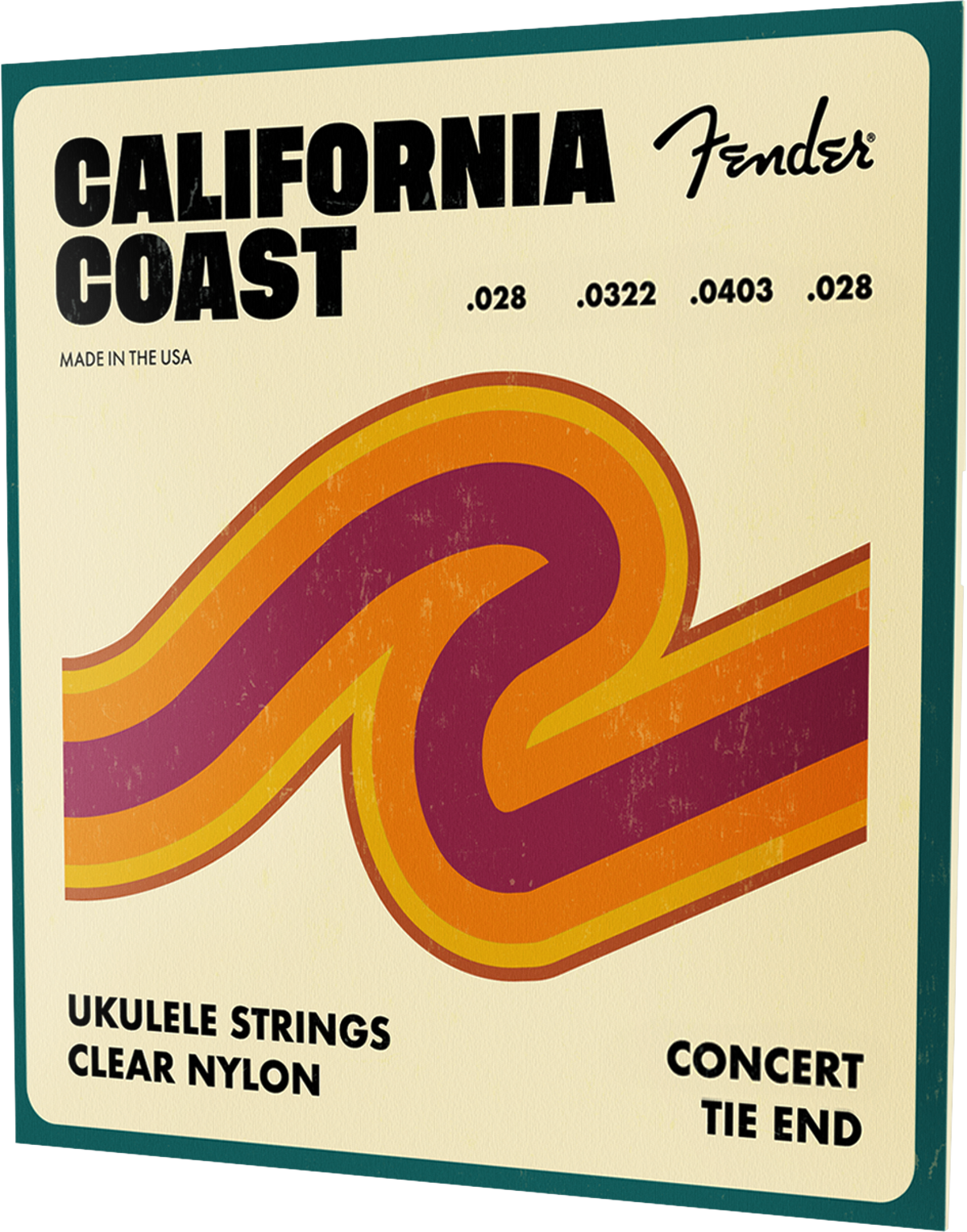 Fender California Coast 4-String Concert Ukulele Strings