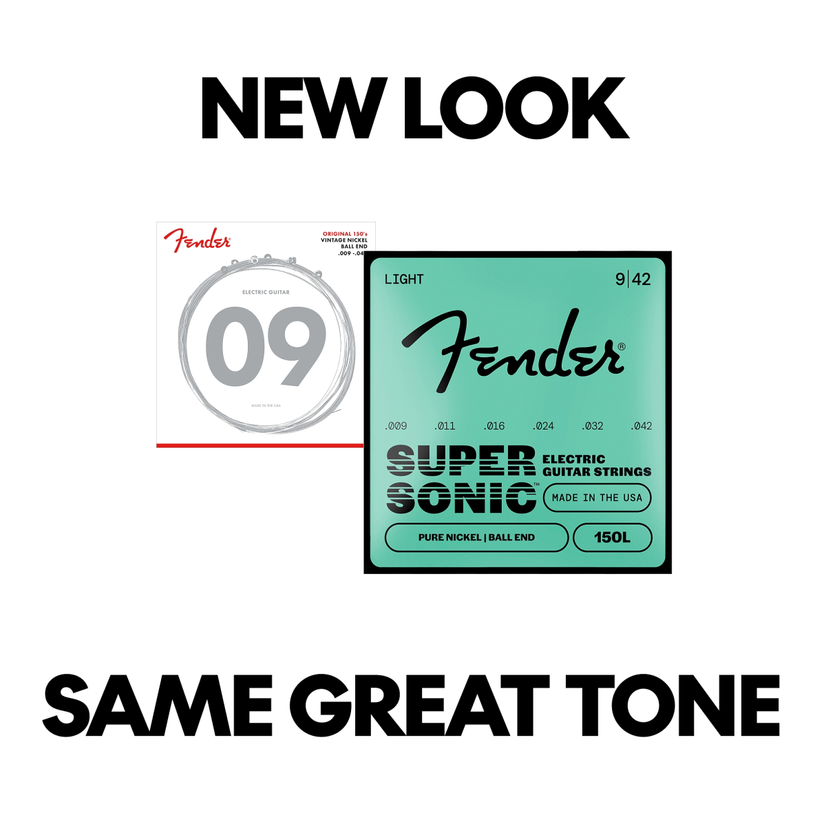 Fender Original 150's Ball End Guitar Strings, Pure Nickel