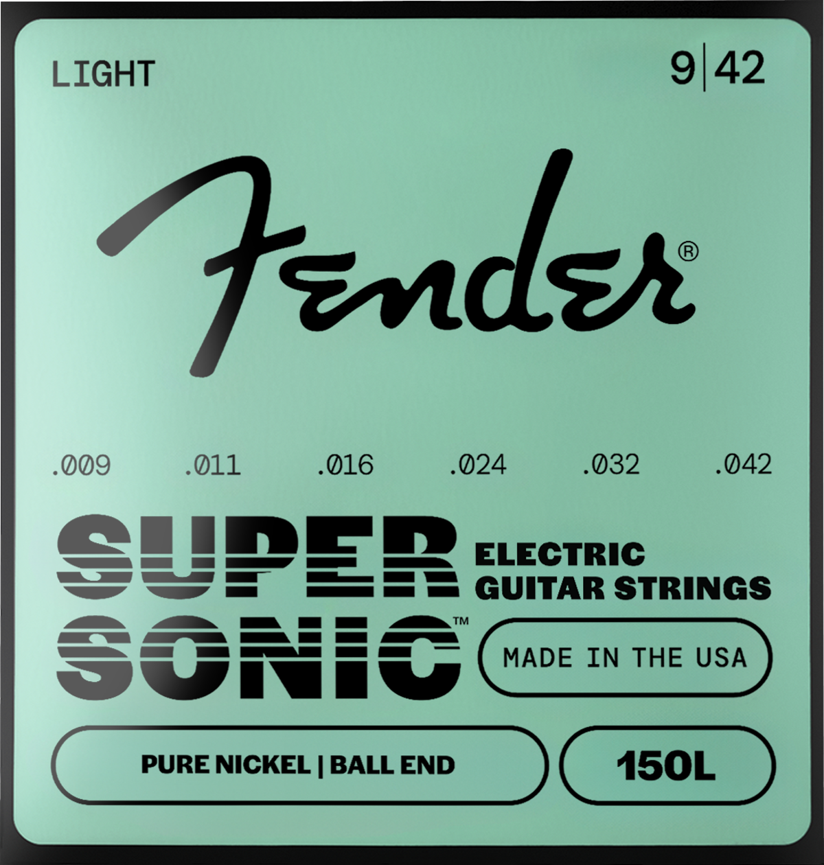Fender Original 150's Ball End Guitar Strings, Pure Nickel