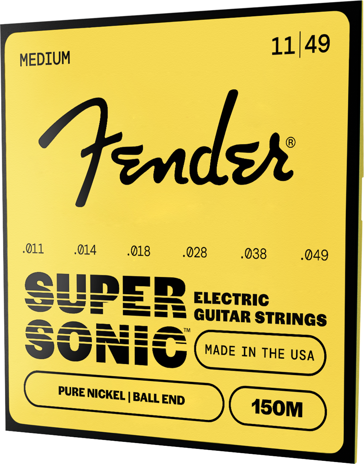 Fender Original 150's Ball End Guitar Strings, Pure Nickel