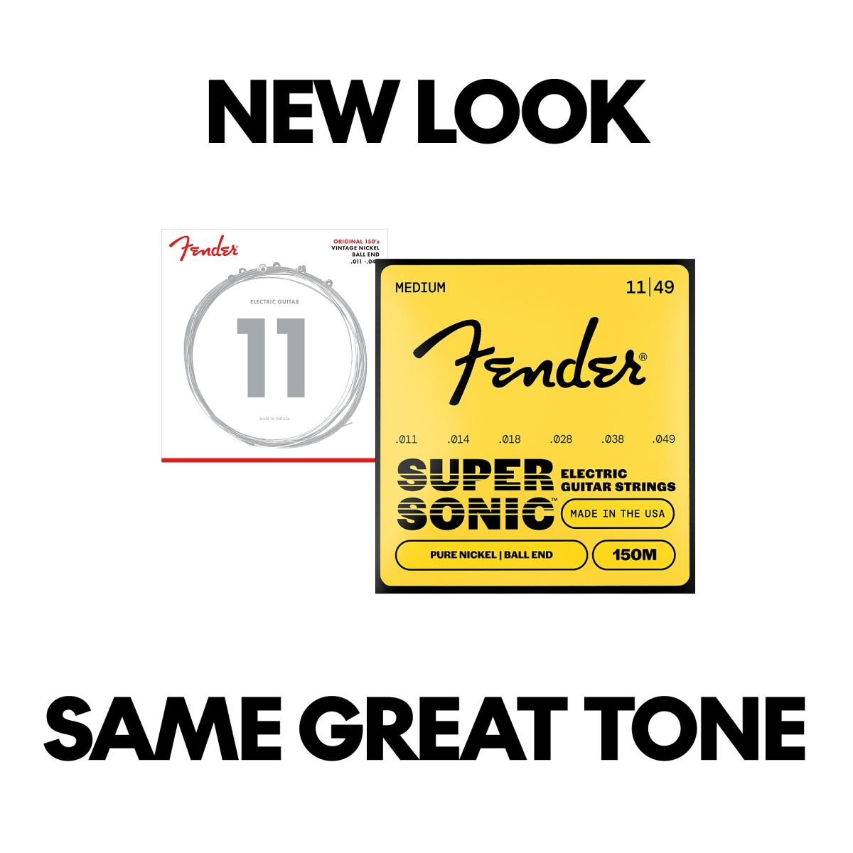 Fender Original 150's Ball End Guitar Strings, Pure Nickel