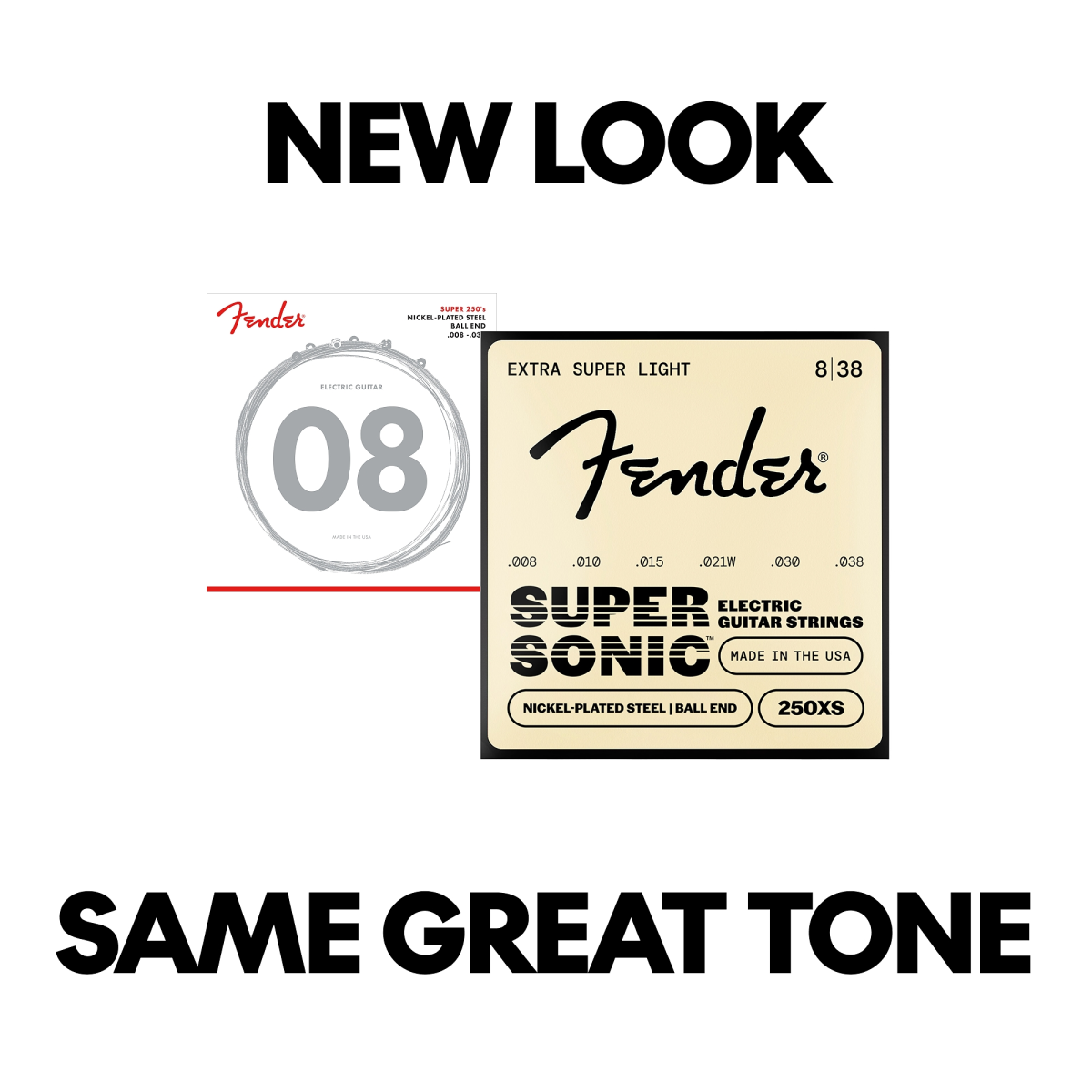 Fender Super 250's 250XS Ball End Strings, NPS, 8-38