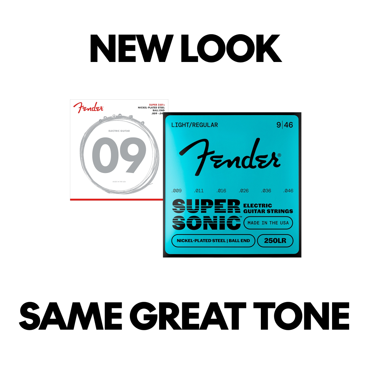 Fender Super 250's 250LR Ball End Strings, NPS, 9-46