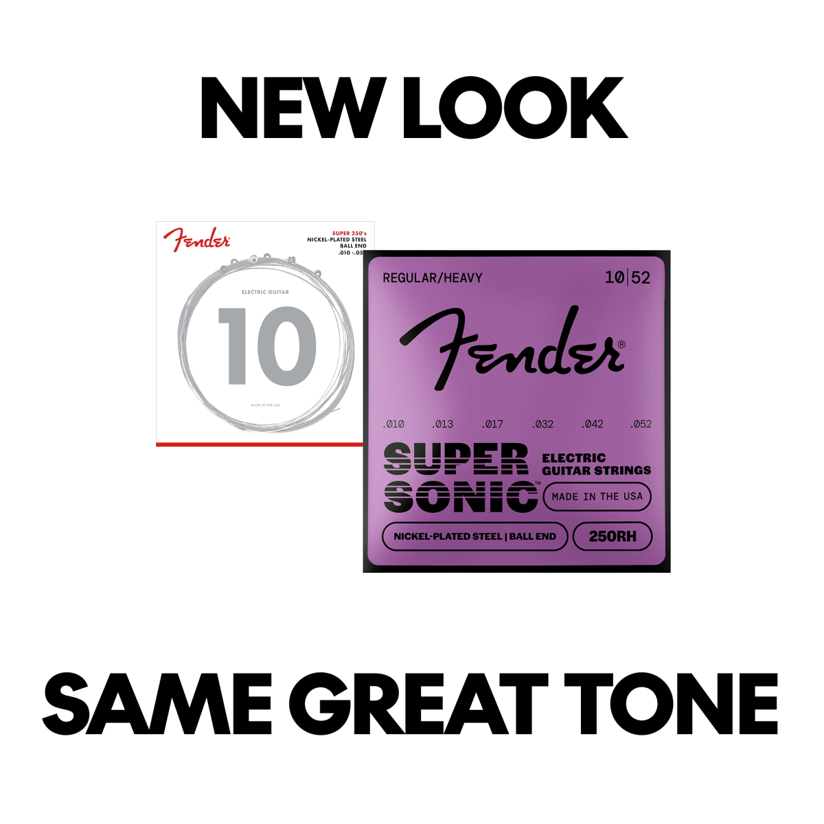 Fender Super 250's 250RH Ball End Strings, NPS, 10-52