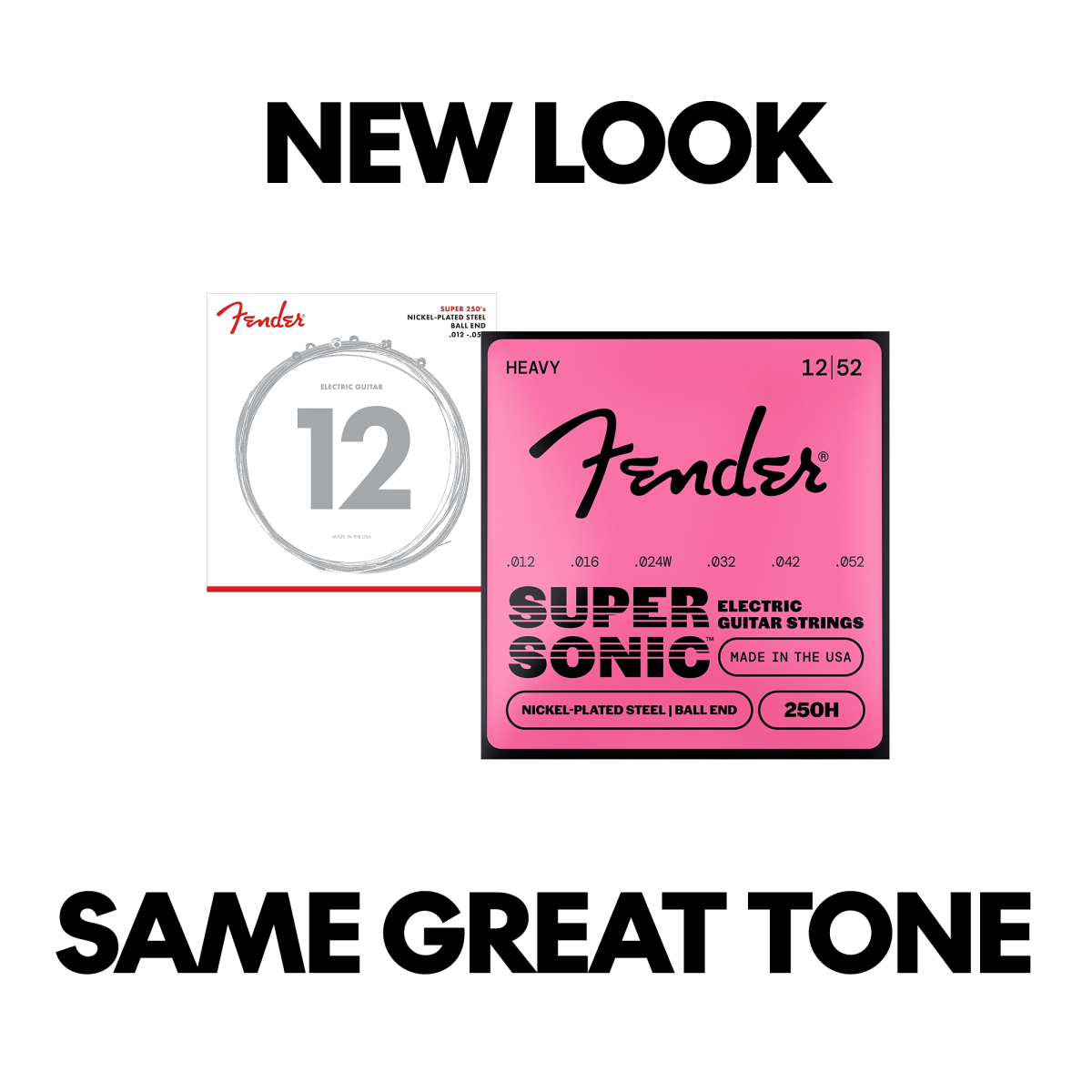 Fender Super 250's 250H Ball End Strings, NPS, 12-52