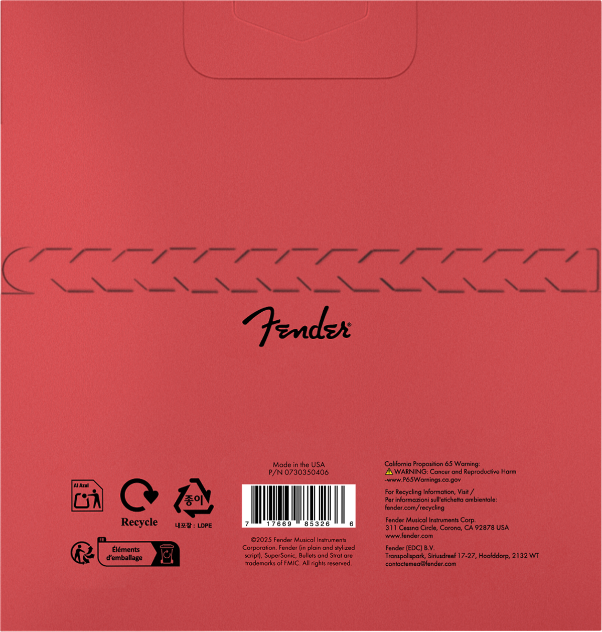 Fender Stainless 350's Ball End Strings, Stainless Steel