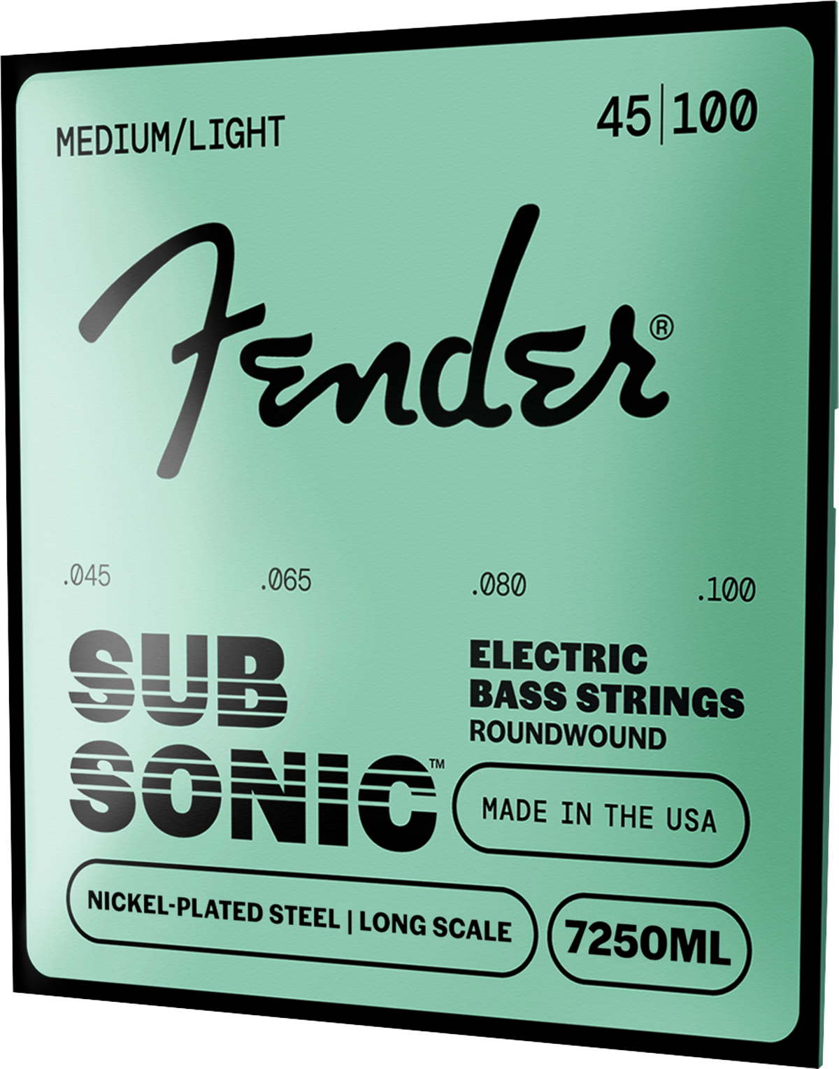 Fender Subsonic Super 7250's Long Scale Bass Strings, NPS