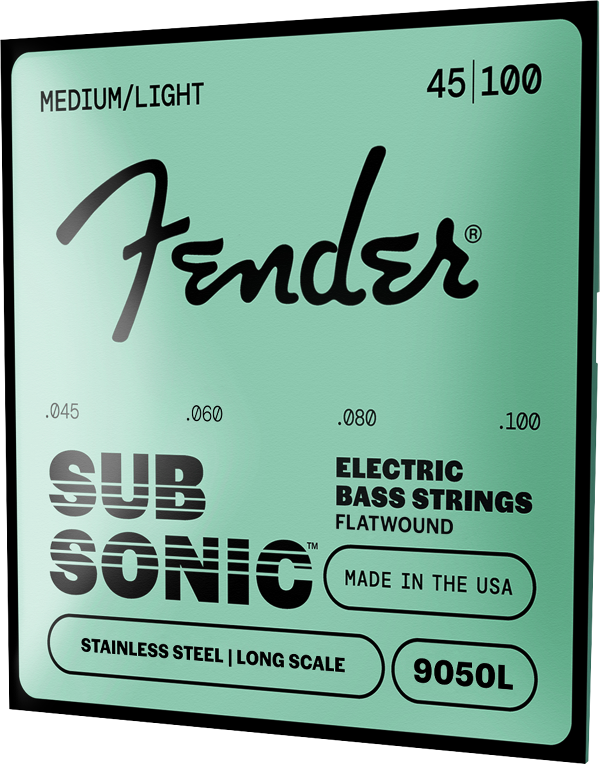Fender Subsonic Stainless 9050's Ball End Bass Strings, Stainless Steel