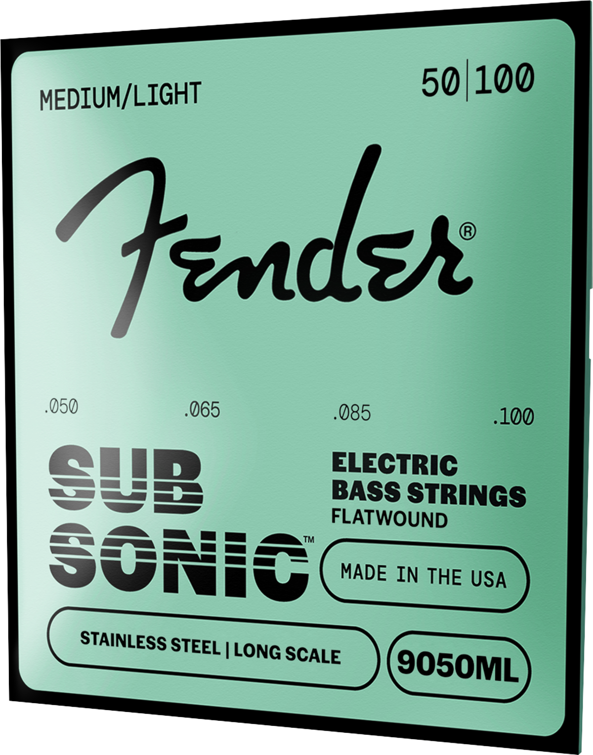 Fender Subsonic Stainless 9050's Ball End Bass Strings, Stainless Steel