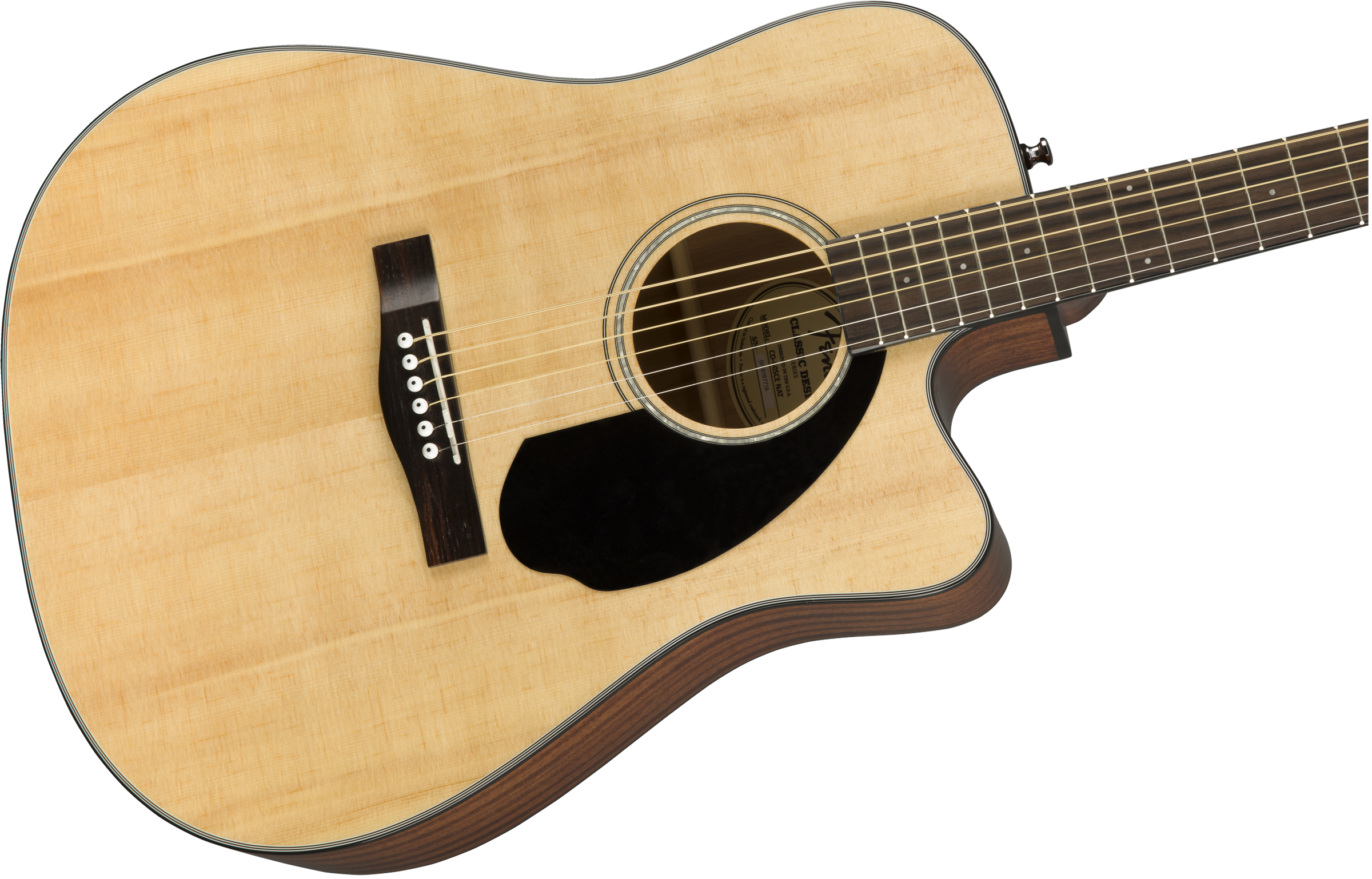 Fender CD-60SCE Dreadnought Acoustic Electric Guitar w/ Walnut Fingerboard, Natural