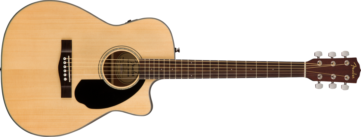 Fender CC-60SCE Concert Acoustic Guitar Walnut Fingerboard