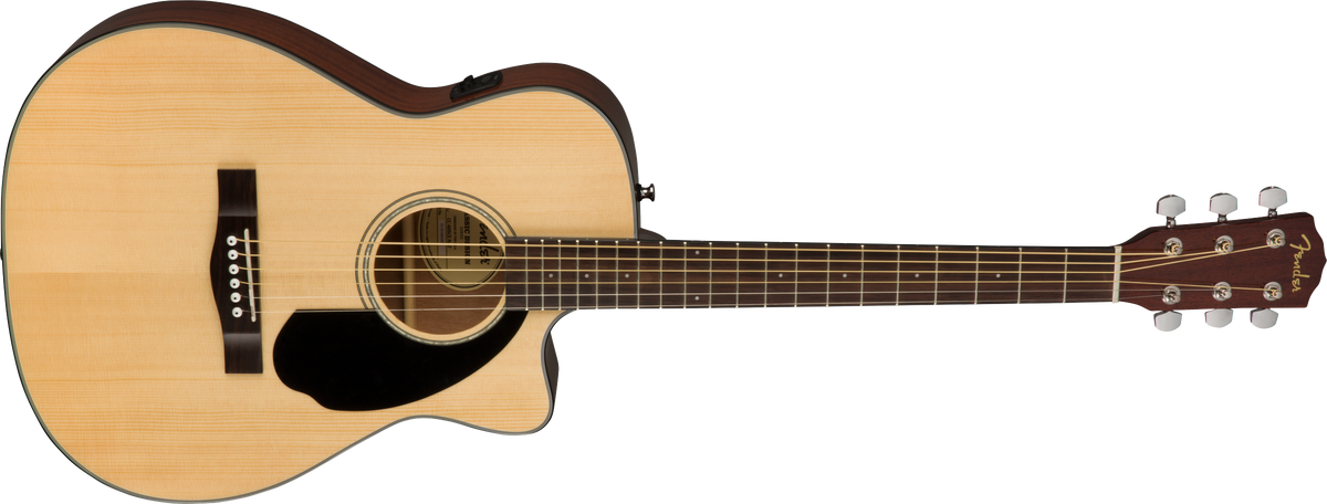 Fender CC-60SCE Concert Acoustic Guitar Walnut Fingerboard