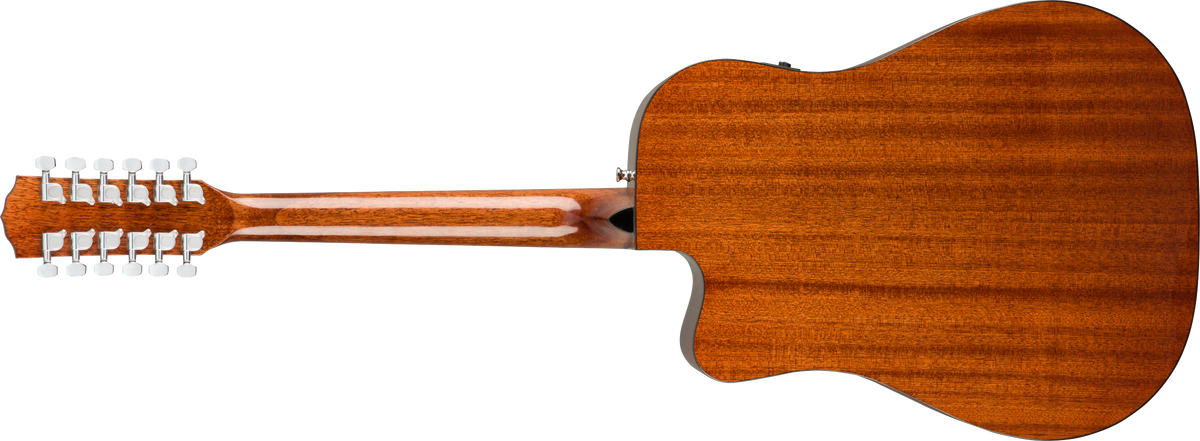 Fender CD-60SCE Dreadnought 12-String Acoustic/Electric Guitar w/ Walnut Fingerboard, Natural