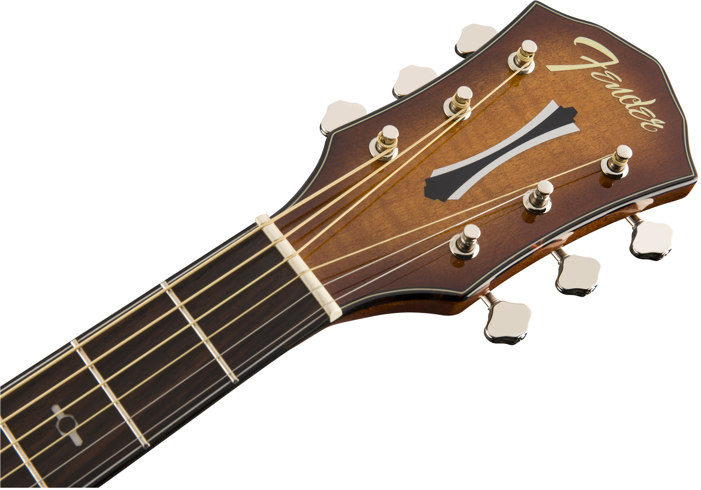 Fender FA-345CE Auditorium Acoustic Guitar, Laurel Fingerboard, 3-Color Tea Burst