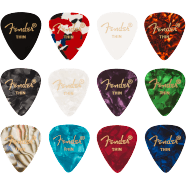 Fender 351 Shape, Celluloid Medley Picks (12)
