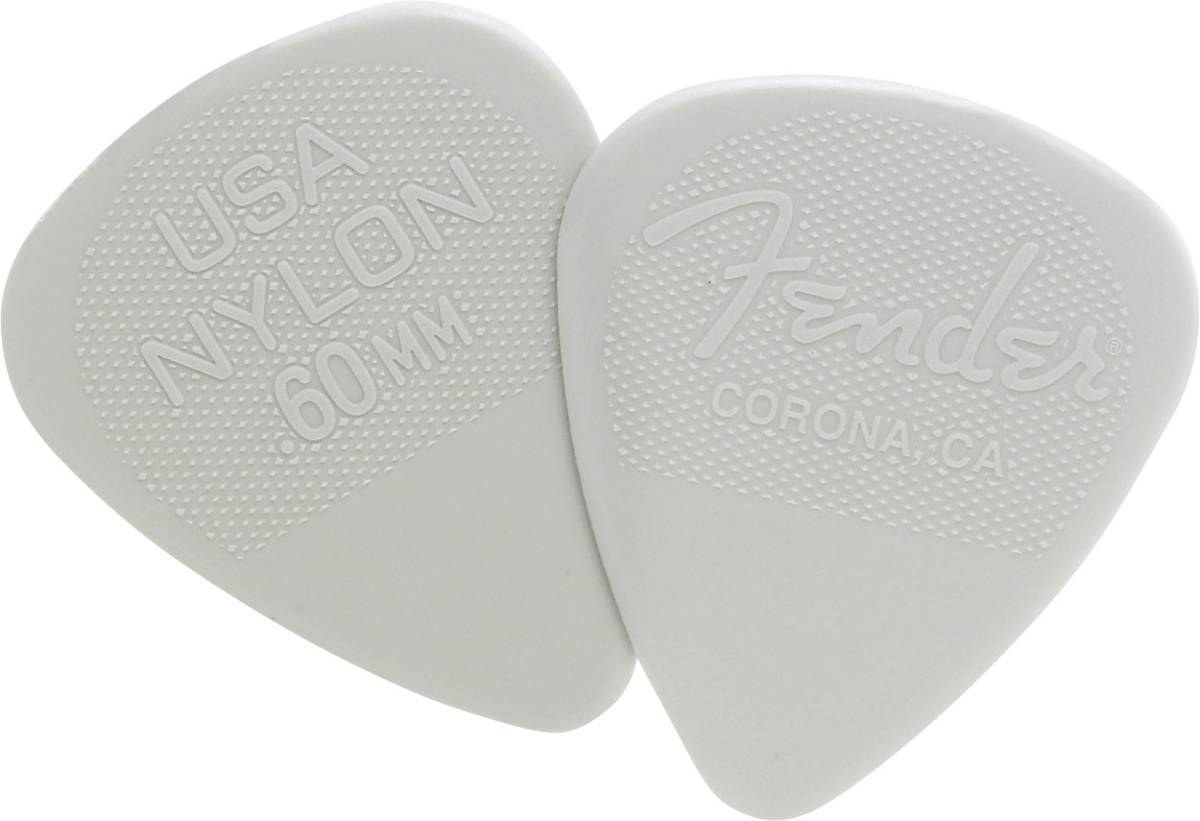 Fender 351 Picks (12), Nylon, .60 mm