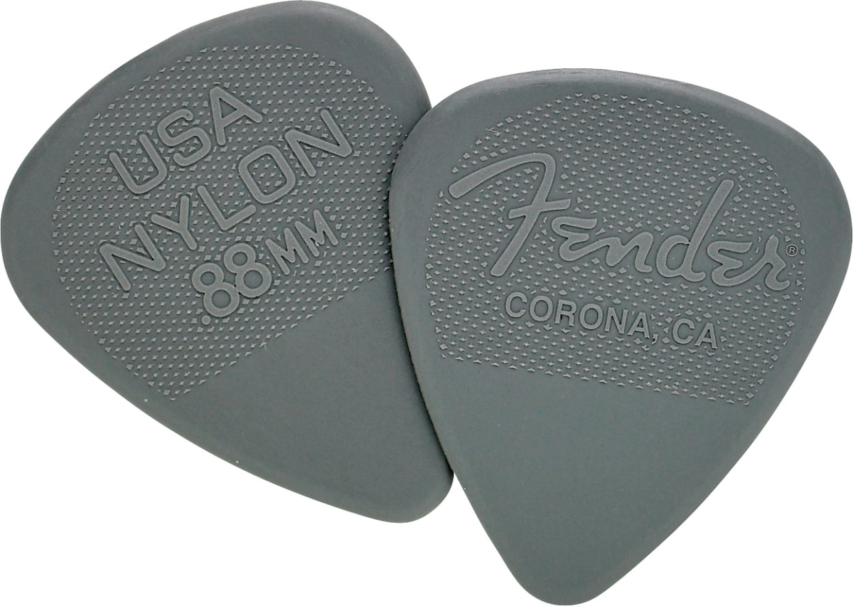 Fender 351 Picks (12), Nylon, .88 mm