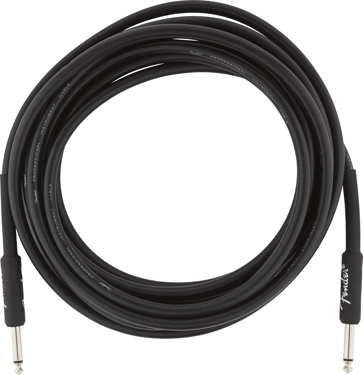 Fender Professional Series Instrument Cable, Straight/Straight, Black