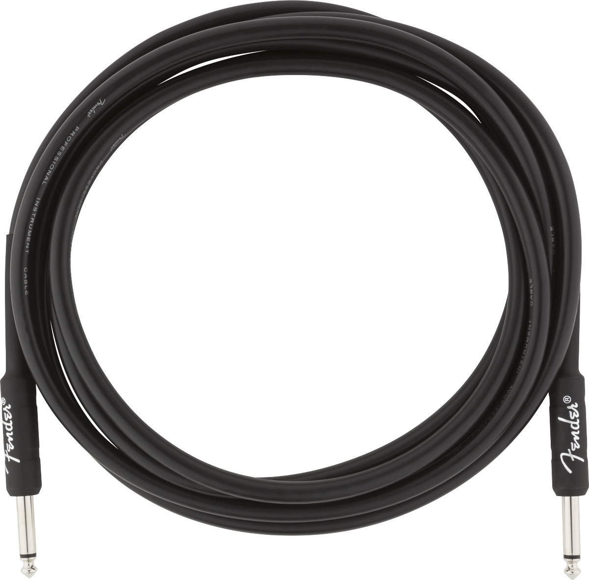 Fender Professional Series Instrument Cable, Straight/Straight, Black