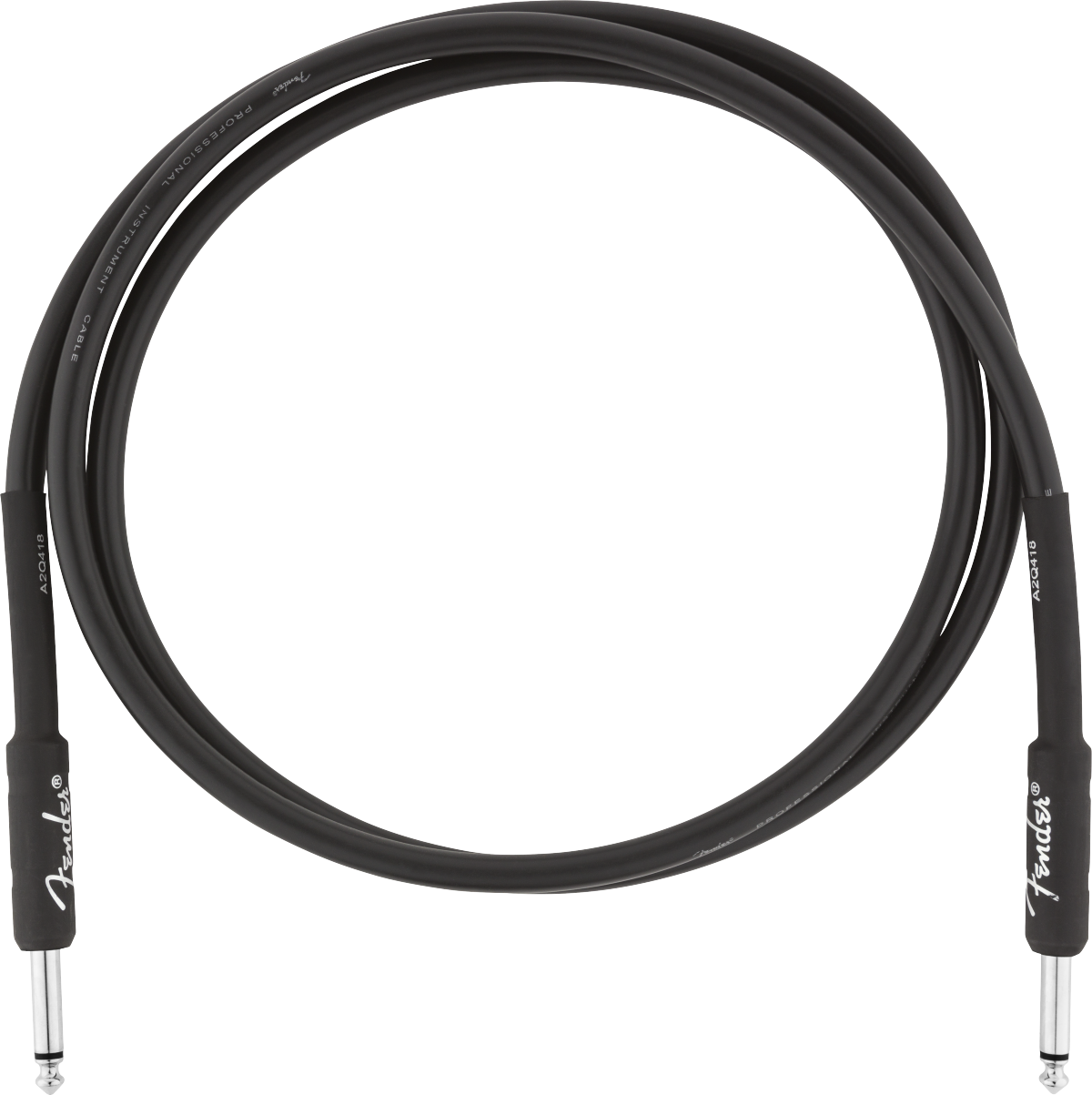 Fender Professional Series Instrument Cable, Straight/Straight, Black