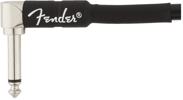 Fender Professional Series Patch Cable, 6", A/A, Black