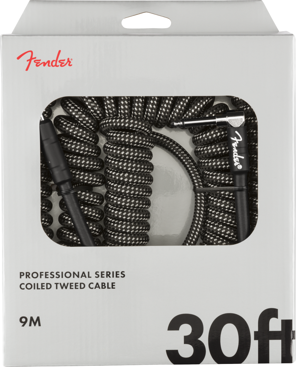 Fender Professional Series Tweed Coil Cable, 30'