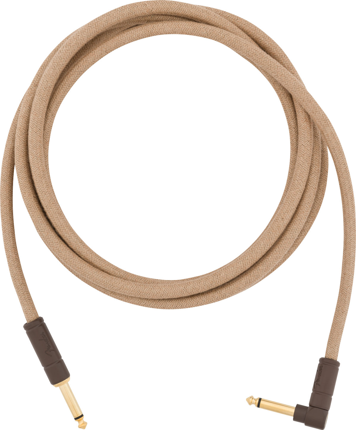 Fender Pure Hemp Festival Instrument Cable, Straight/Angle