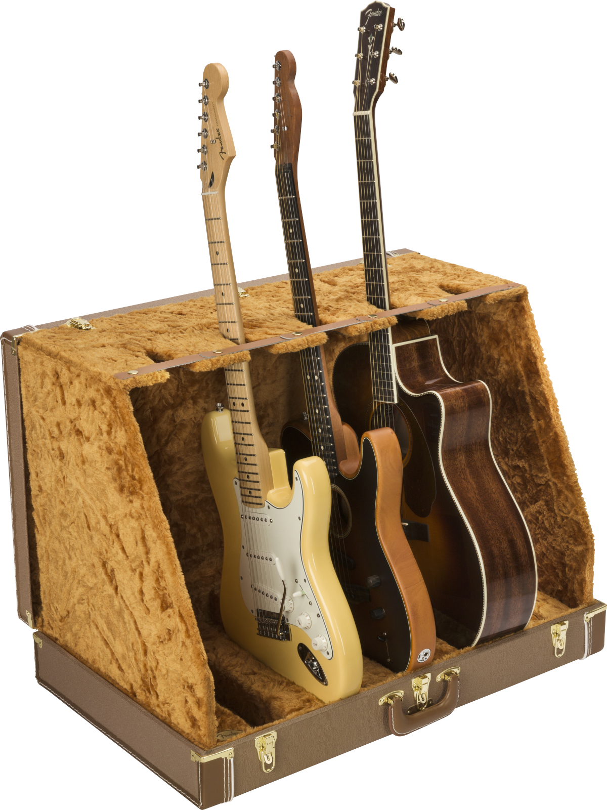 Fender Classic Series Case Stand, 5 Guitar, Brown