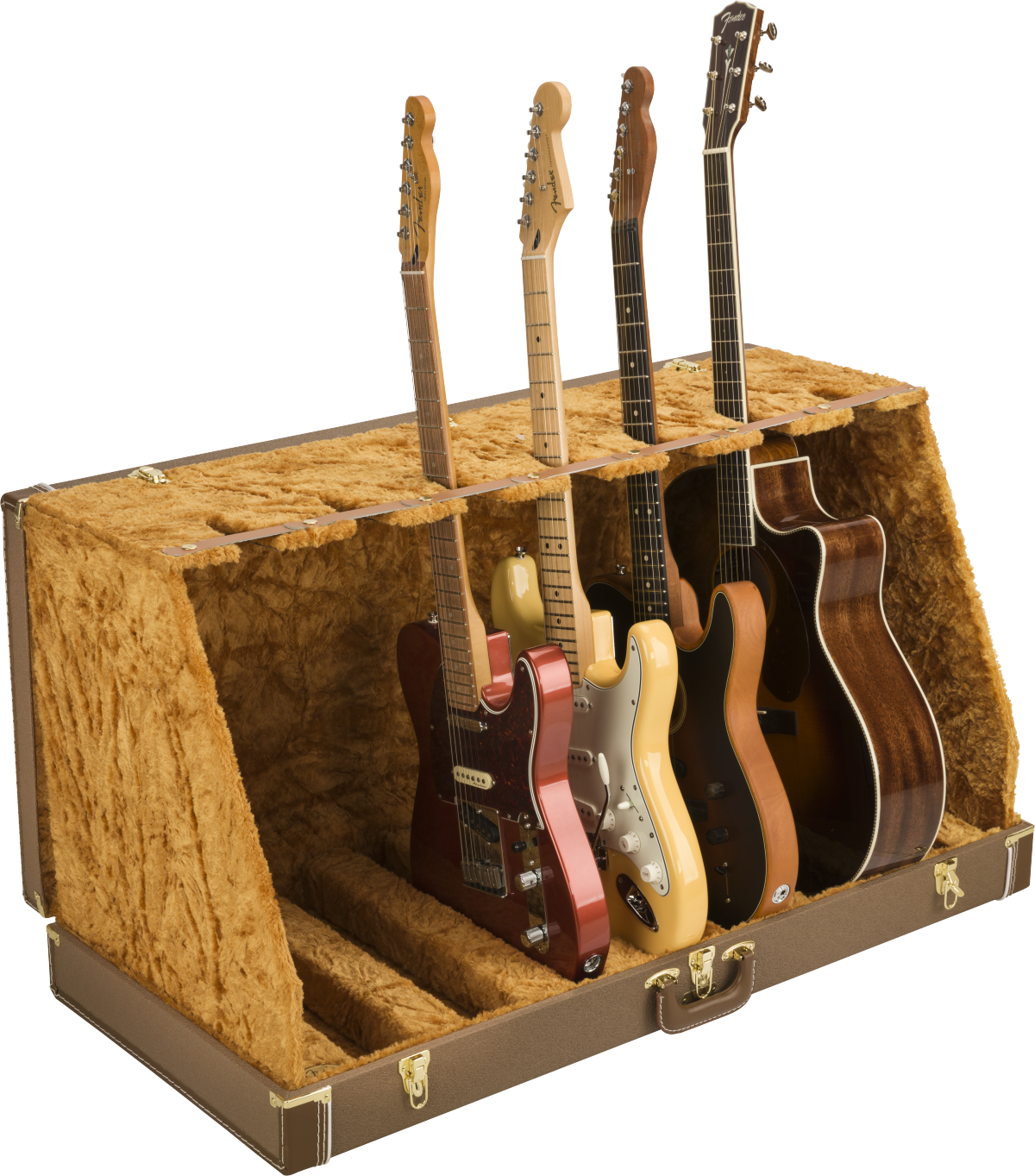 Fender Classic Series Case Stand, 7 Guitar, Brown