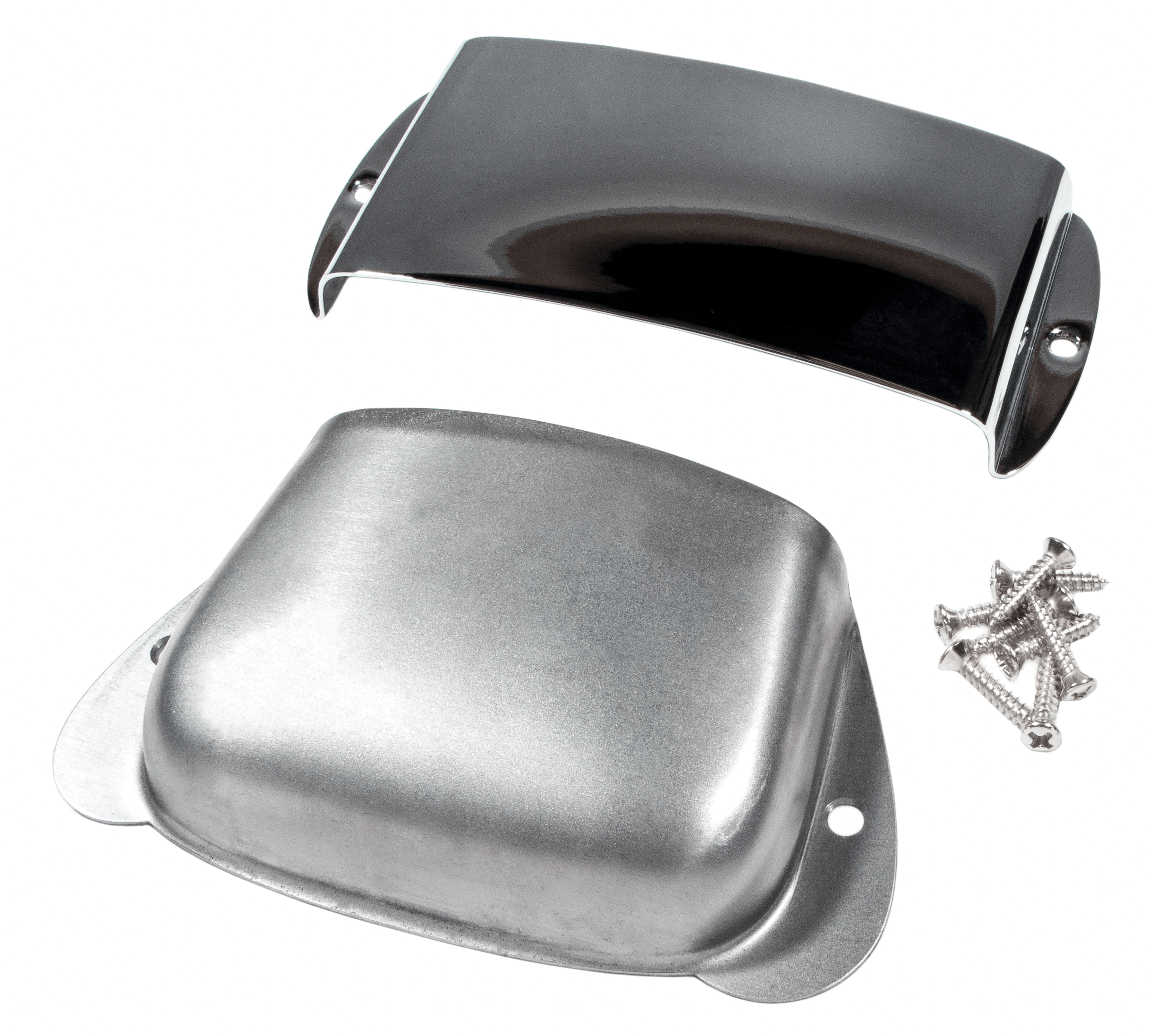 Fender Pure Vintage Precision Bass Ashtray Cover Set, Steel/Chrome