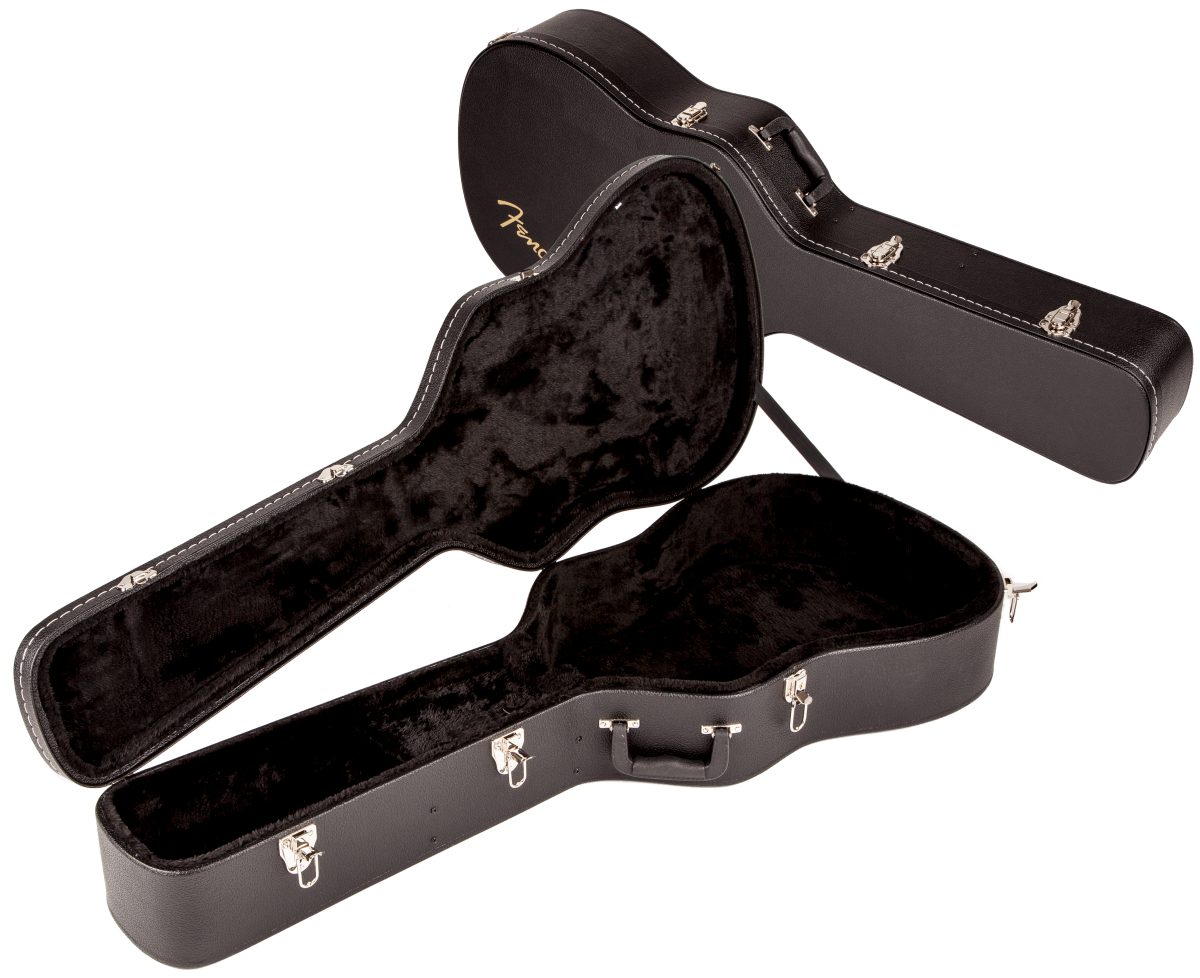 Fender Flat-Top Dreadnought Acoustic Guitar Case, Black