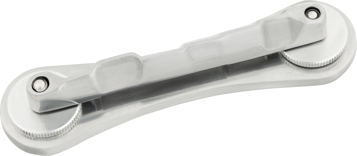 Bigsby Sorkin (Bowtie) Bridge Assembly, Polished Aluminum