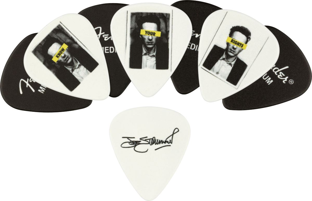 Fender Joe Strummer Pick Tin (8 Picks), Medium