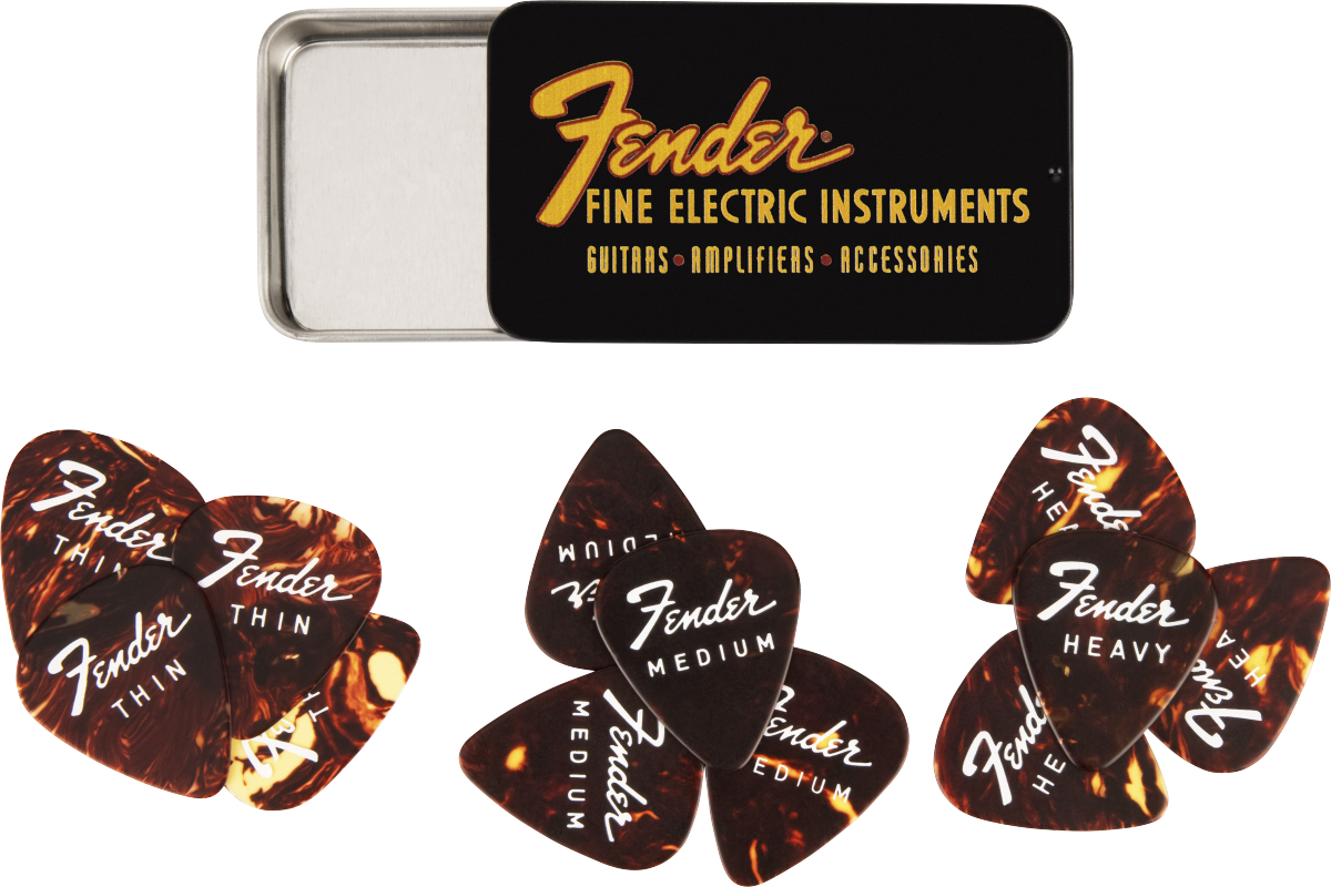 Fender Fine Electric Pick Tin (12 Picks)