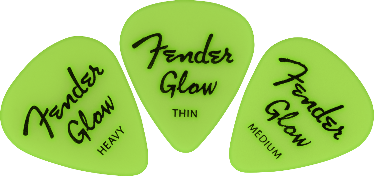 Fender Glow In The Dark 351 Picks (12)