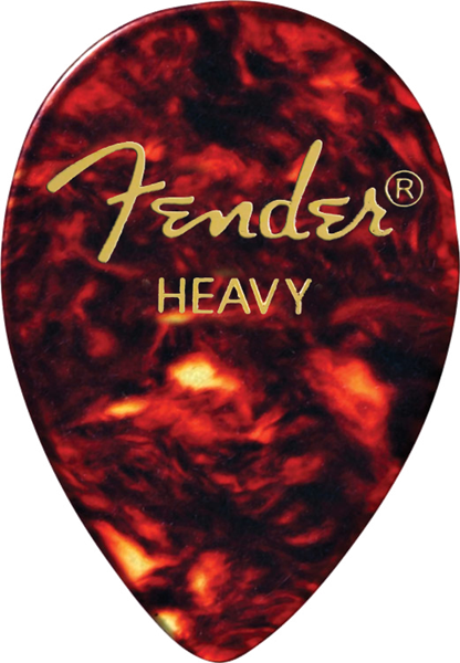 Fender 358 Classic Celluloid Picks, Shell