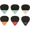Fender Mojo Grip Dura-Tone Delrin Picks (3)