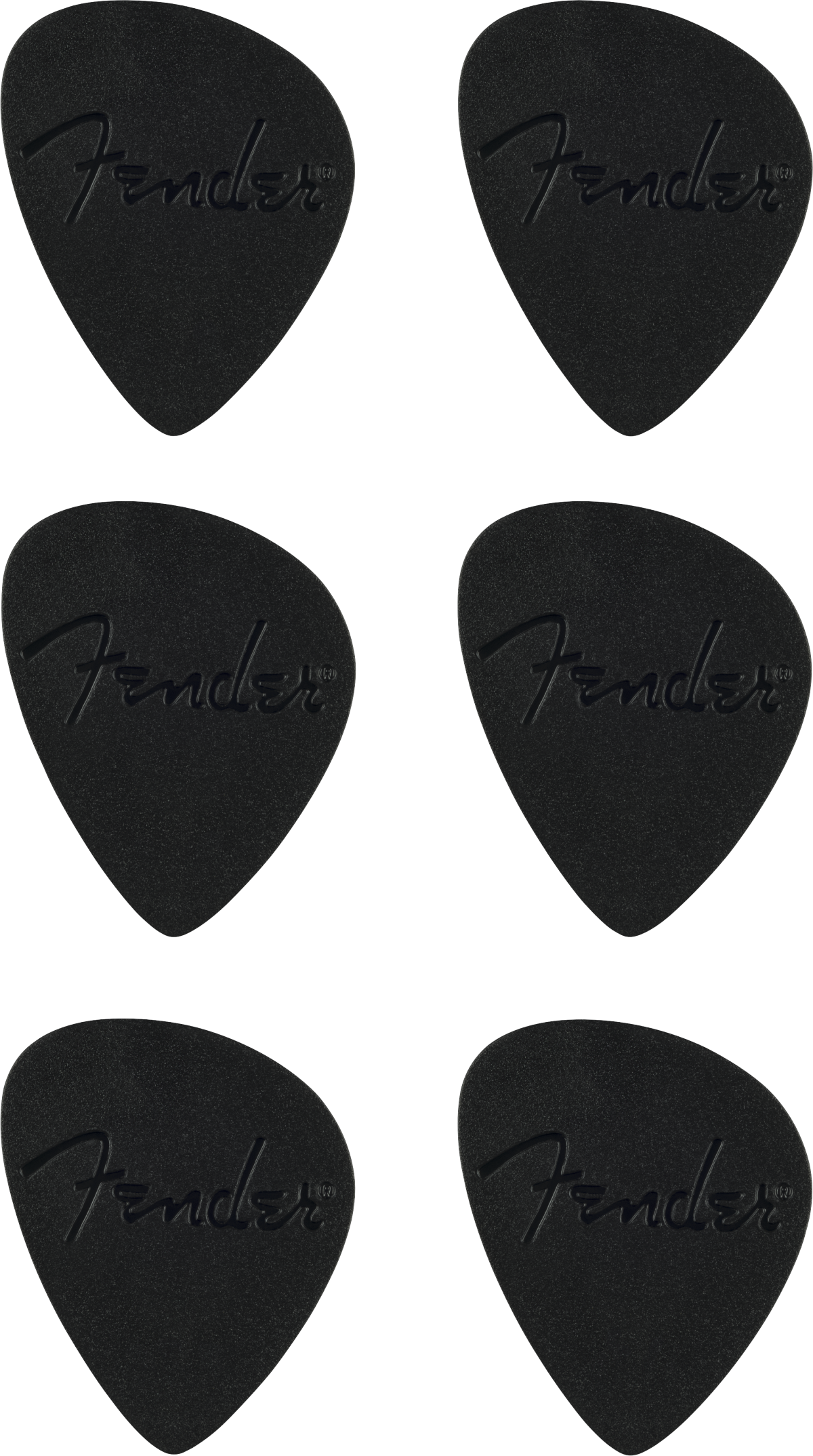 Fender Offset Polycarbonate Picks (6)
