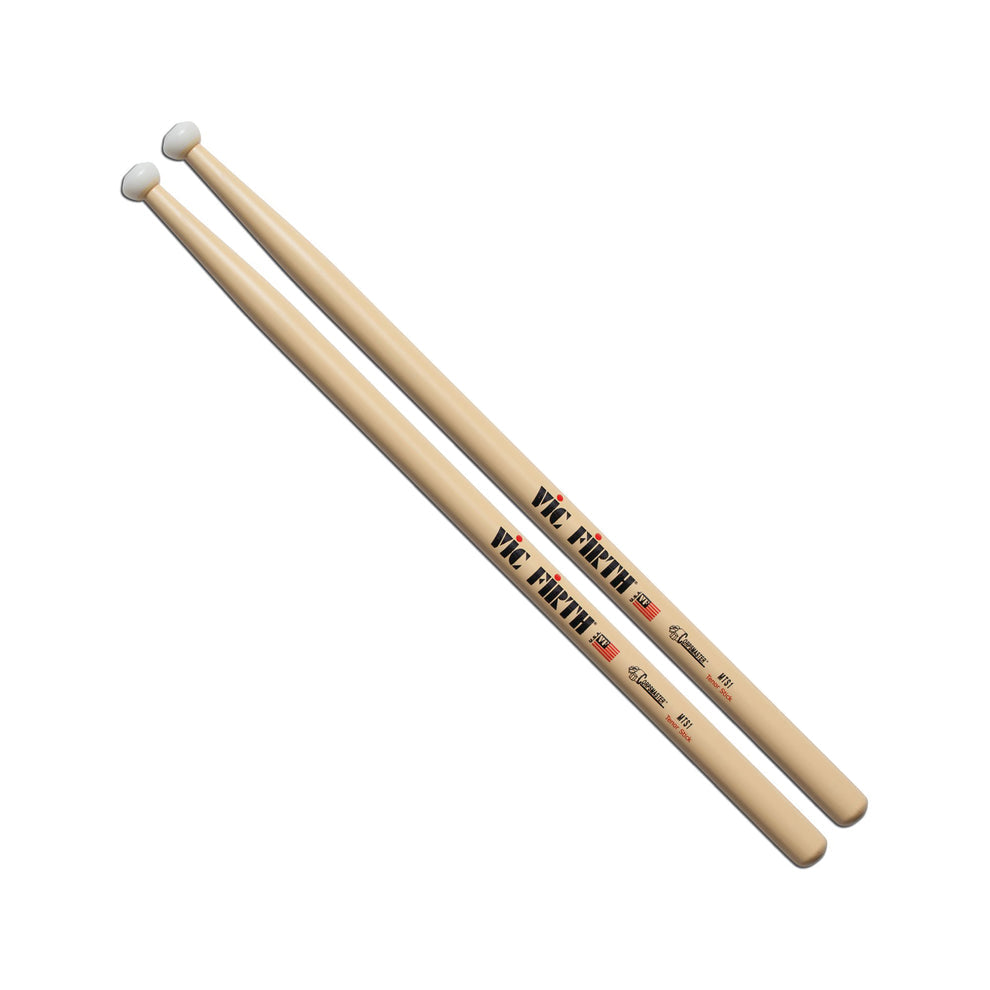 Vic Firth Corpsmaster Multi-Tenor Drumstick, Nylon tip